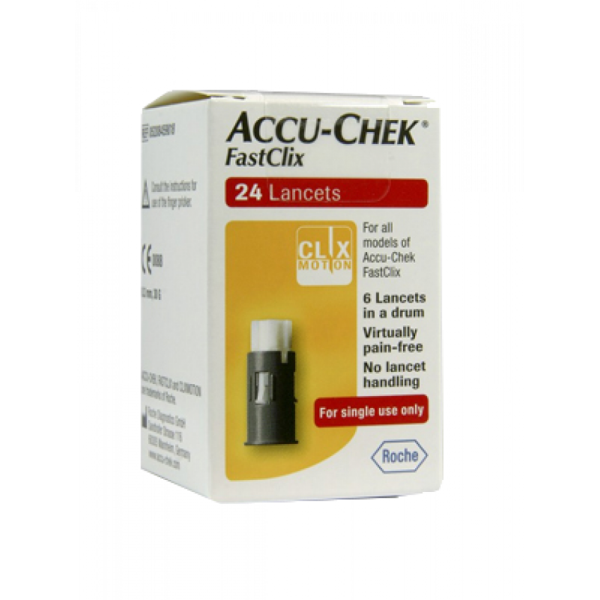 Accu-Chek Fastclix Lancets 24
