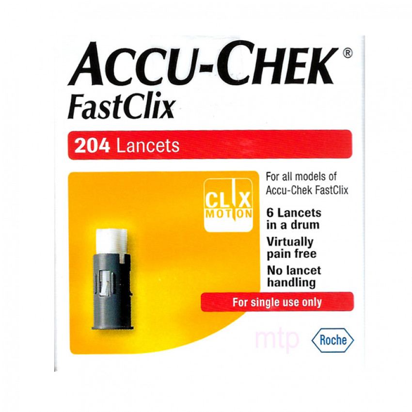Accu-Chek Fastclix Lancets 204
