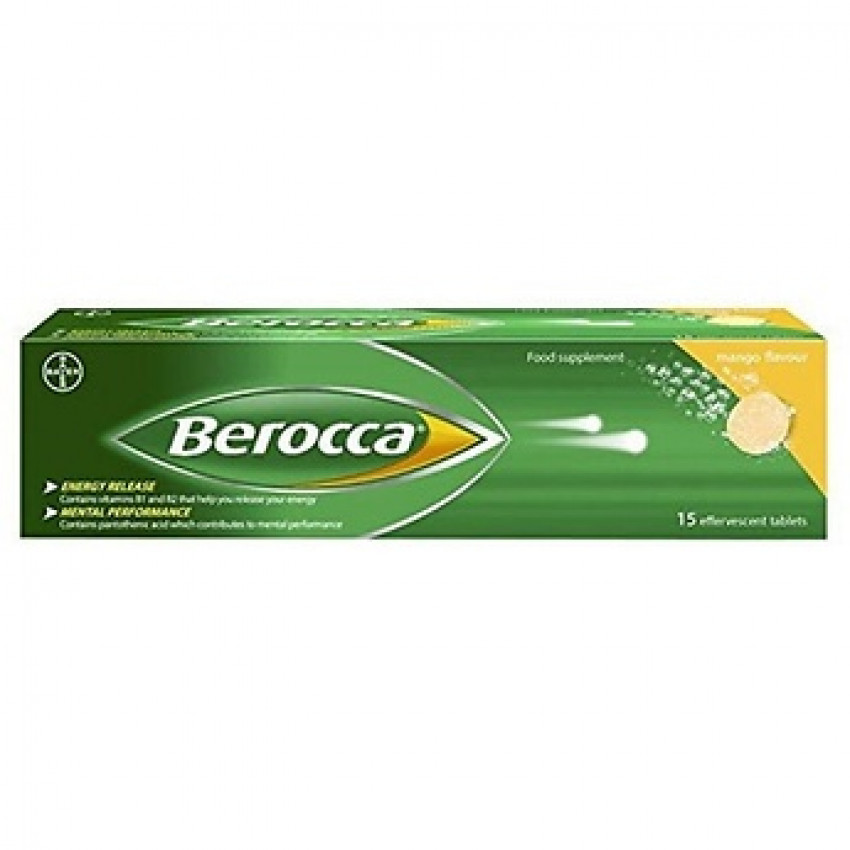 Berocca Mango Effervescent Tablets 15