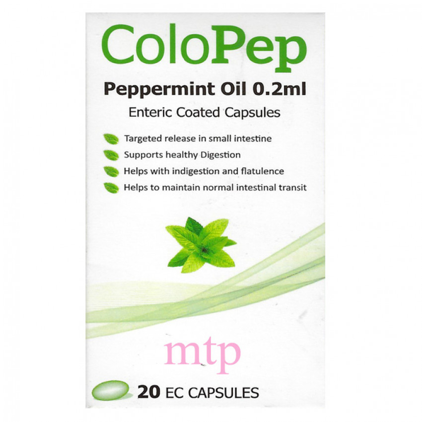 Colopep Peppermint Oil Capsules 0.2ml EC 20
