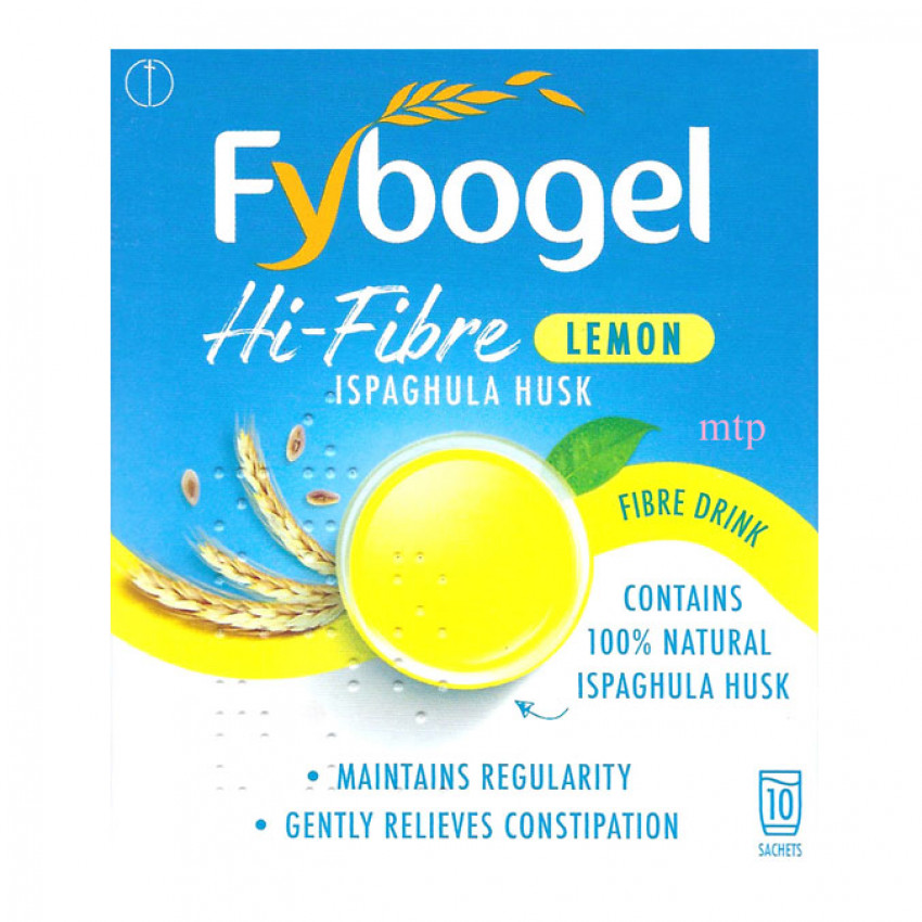 Fybogel Hi-Fibre Lemon Sachets 10
