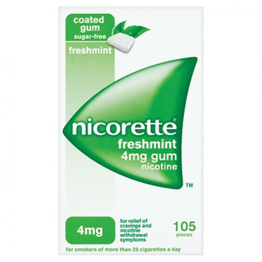 Nicorette Gum FreshMint 4mg 105