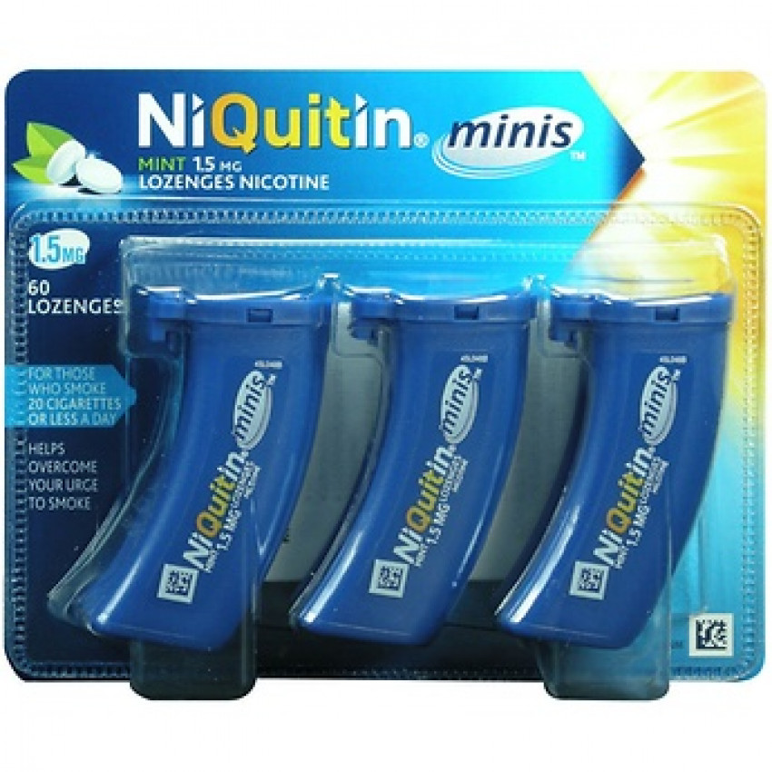 NiQuitin Minis Mint 1.5mg Lozenges 60