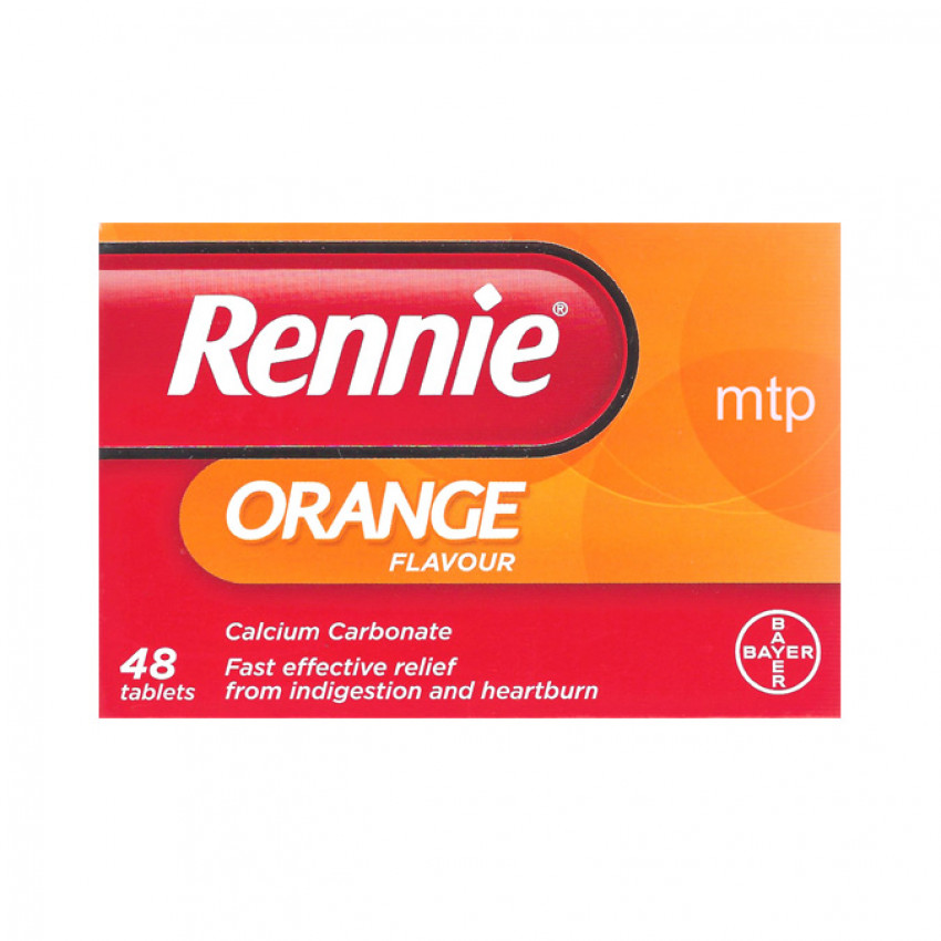 Rennie Orange Chewable Tablets 48