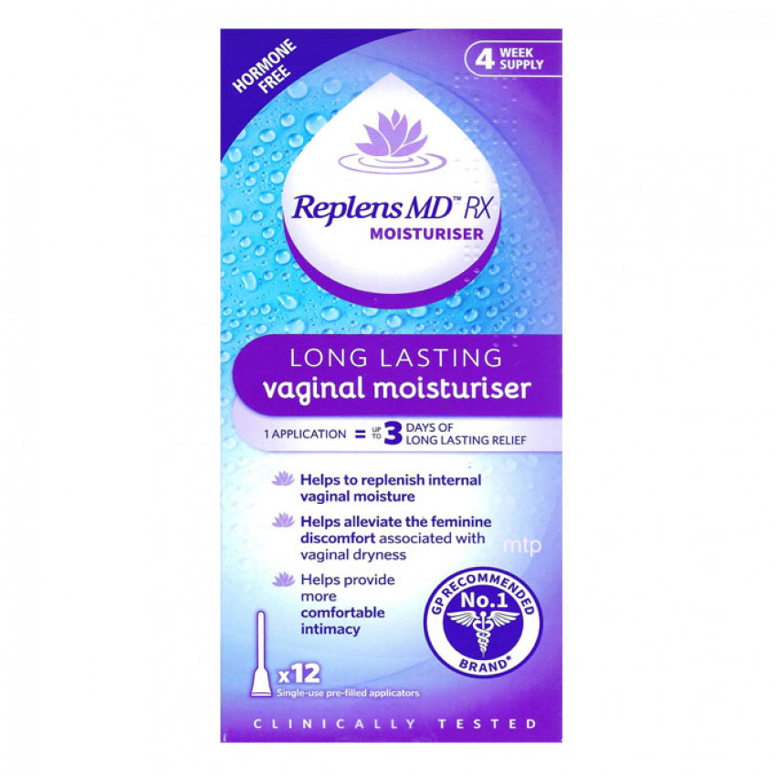 Replens MD Rx Vaginal Moisturiser x 12 Pack