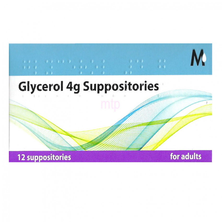 Glycerol 4g Suppositories BP For Adults 12