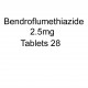 Bendroflumethiazide 2.5mg Tablets 28 UK