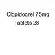 Clopidogrel 75mg Film-coated Tablets 28