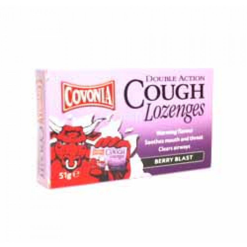 Covonia Double Action Cough Lozenges Berry Blast 51g