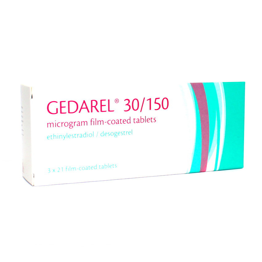 Gedarel 30/150mg Film-Coated Tablets - 3 Month Supply UK