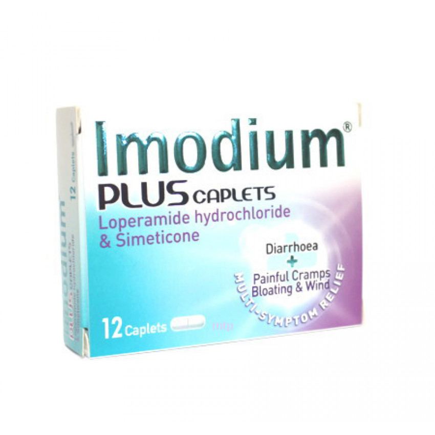 Imodium Plus Caplets 12