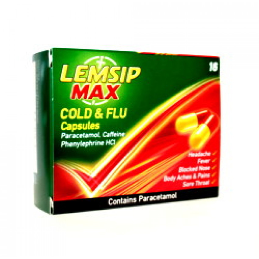 Lemsip Max Cold and Flu Capsules 16