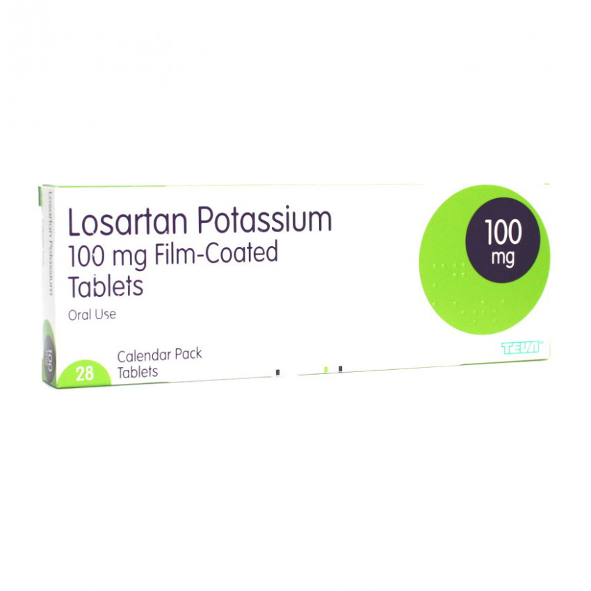 Losartan 100mg Tablets 28 UK