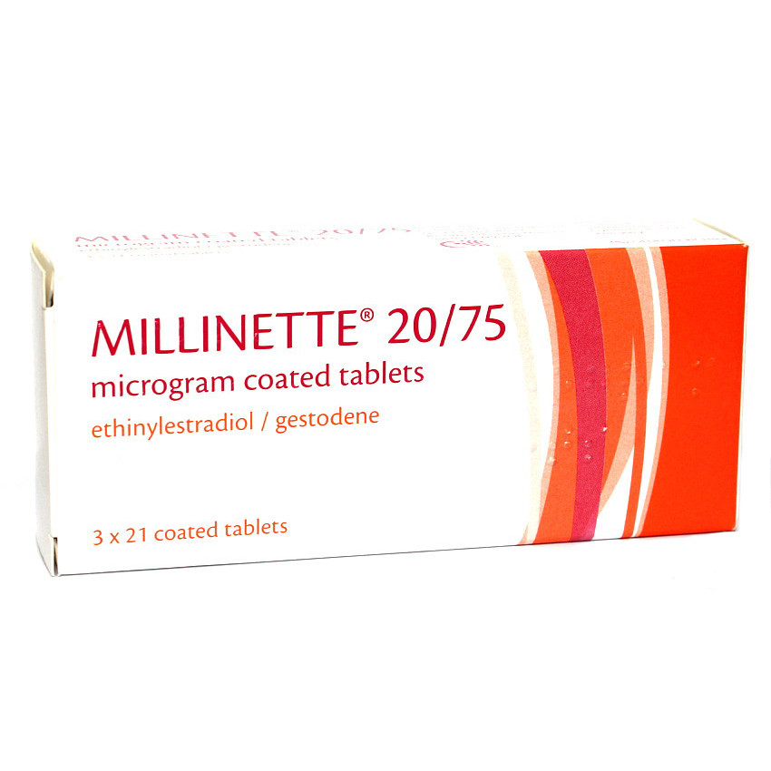 Millinette 20/75 Tablets 63