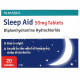 Numark Night Time Sleep Aid One-a-night 50mg Tablets 20