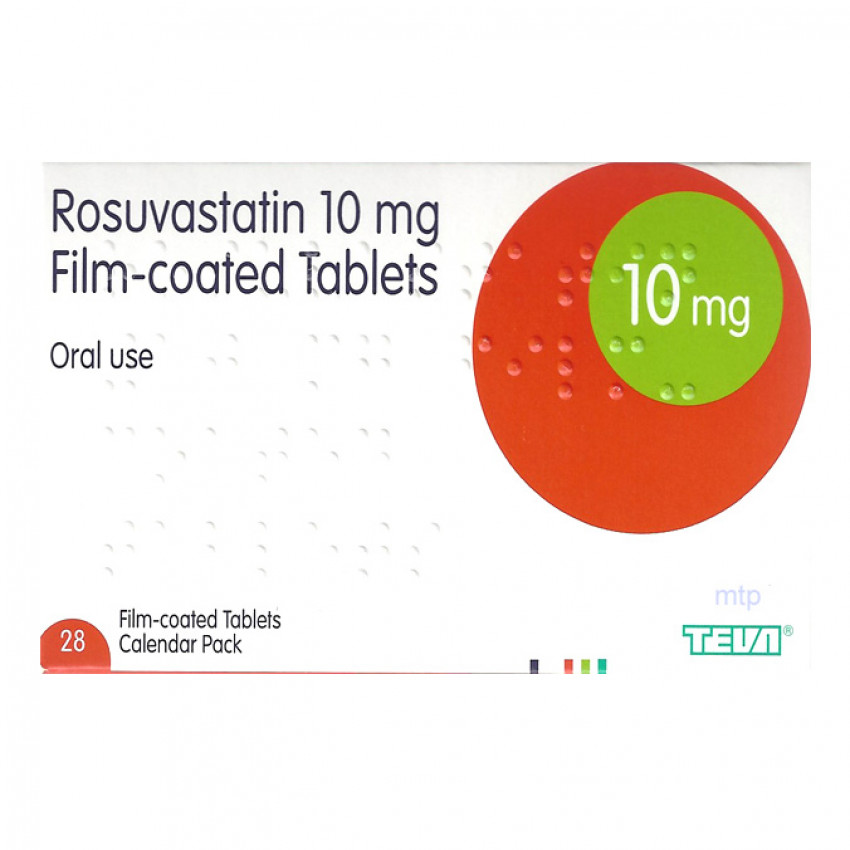 Rosuvastatin 10mg Tablets 28