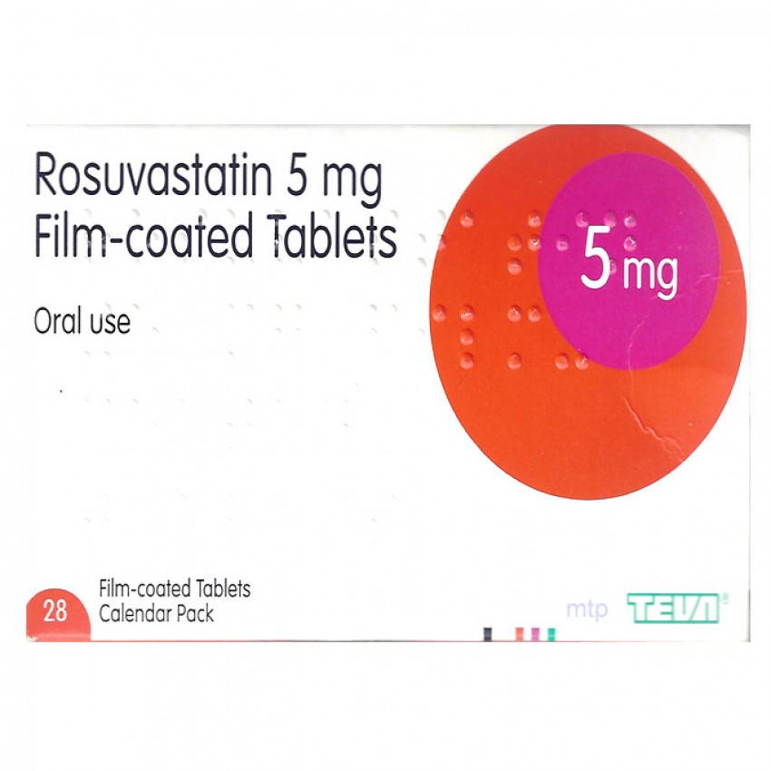 Rosuvastatin 5mg Tablets 28