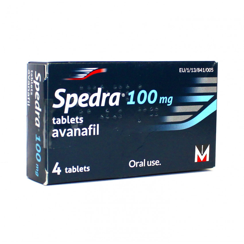 Spedra (Avanafil) 100mg Tablets 4 (UK)