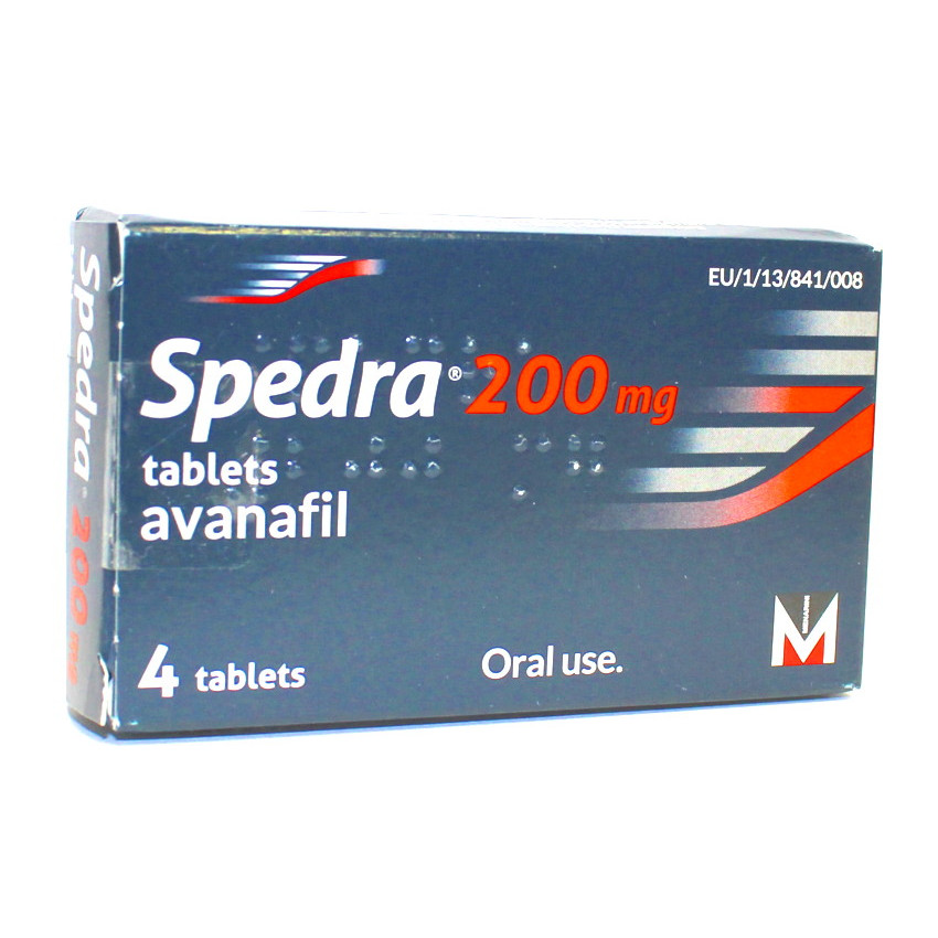 Spedra (Avanafil) 200mg Tablets 4 UK