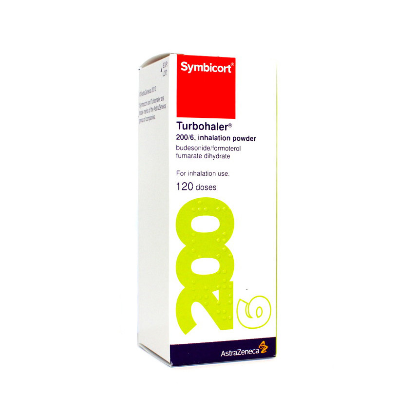 Symbicort 200-6 Turbohaler Inhaler 120 doses UK